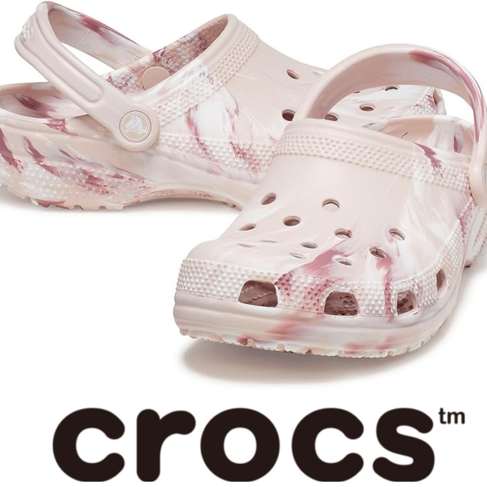 Crocs Unisex Graphic Monster Print Clogs Shoes Size Women's 9 Quartz Multi